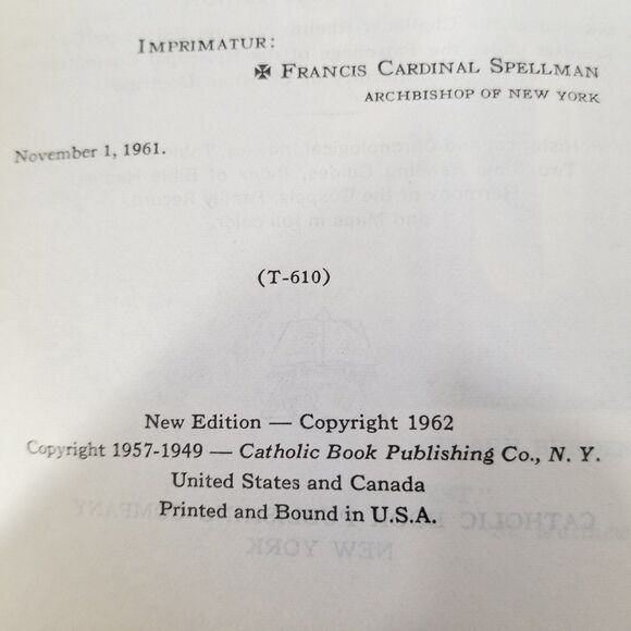 Holy Bible 1959 St. Joseph new Catholic edition fine art edition illustrated vtg - Picture 12 of 12